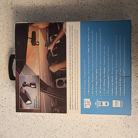 Scosche HD DVR Dash Cam - Picture 2 of 7